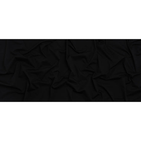 Stretch Rayon Jersey - Black - Deadstock
