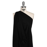 Stretch Rayon Jersey - Black - Deadstock