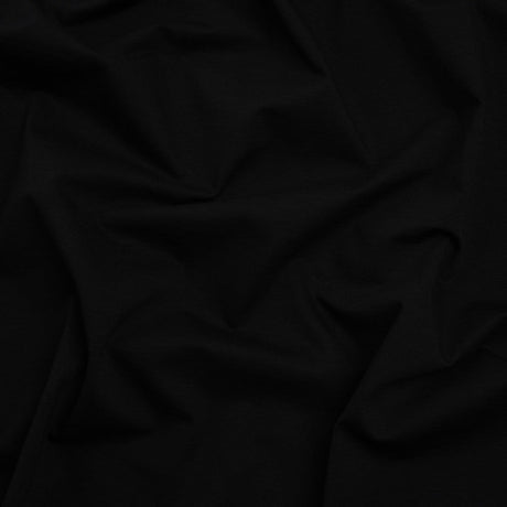 Stretch Rayon Jersey - Black - Deadstock