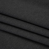 Brushed Stretch Cotton Woven - Heathered Gray - Deadstock