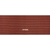 Two-Tone Polyester Lace - Burnt Orange and Maroon Animal Spots - Deadstock