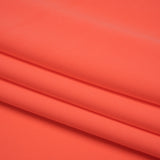 Stretch Polyester Crepe by Alex Perry - Neon Coral Pink - Designer Deadstock