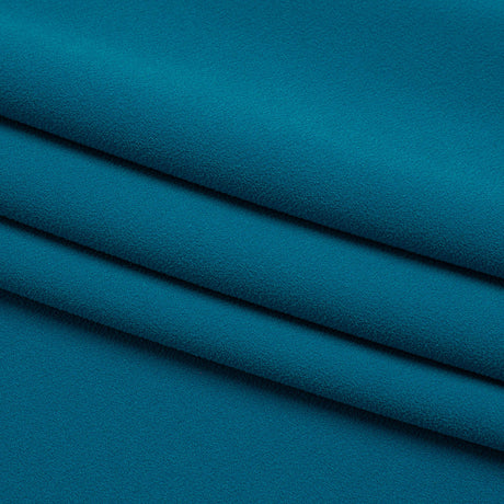 Stretch Polyester Crepe by Alex Perry - Teal - Designer Deadstock