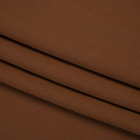Stretch Polyester Crepe by Alex Perry - Cinnamon Brown - Designer Deadstock