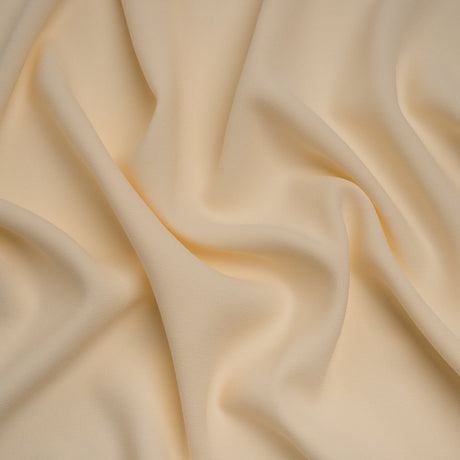 Stretch Polyester Crepe by Alex Perry - Cream - Designer Deadstock