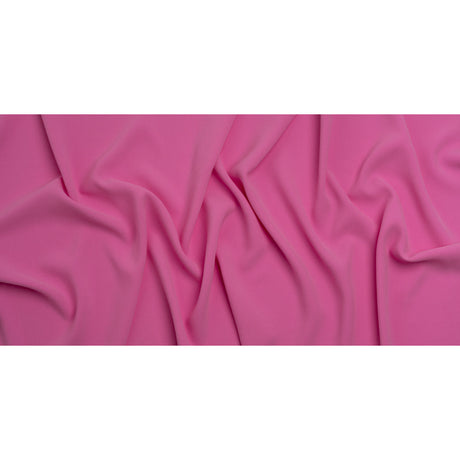 Stretch Polyester Crepe by Alex Perry - Bubblegum Pink - Designer Deadstock
