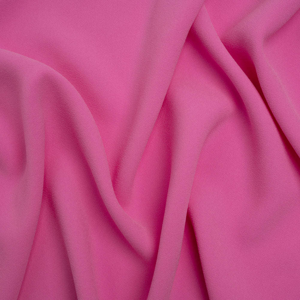 Stretch Polyester Crepe by Alex Perry - Bubblegum Pink - Designer Deadstock
