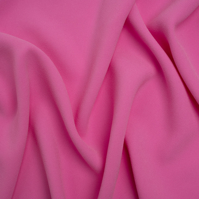 Stretch Polyester Crepe by Alex Perry - Bubblegum Pink - Designer Deadstock