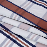 Cotton Shirting - Red, White and Navy Plaid - Designer Deadstock