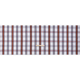 Cotton Shirting - Red, White and Navy Plaid - Designer Deadstock