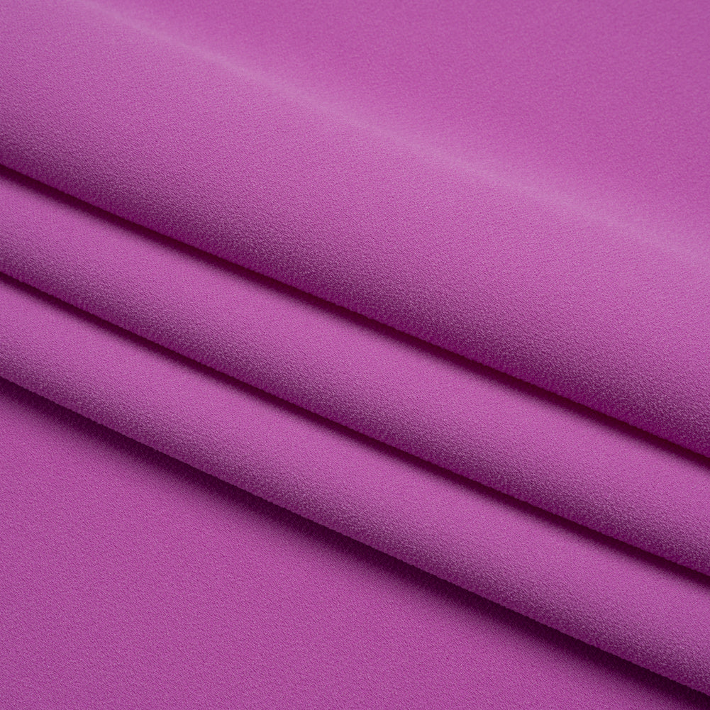 Stretch Polyester Crepe by Alex Perry - Orchid - Designer Deadstock