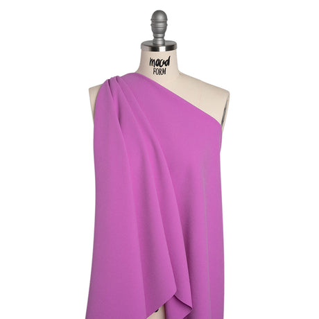 Stretch Polyester Crepe by Alex Perry - Orchid - Designer Deadstock