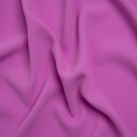 Stretch Polyester Crepe by Alex Perry - Orchid - Designer Deadstock