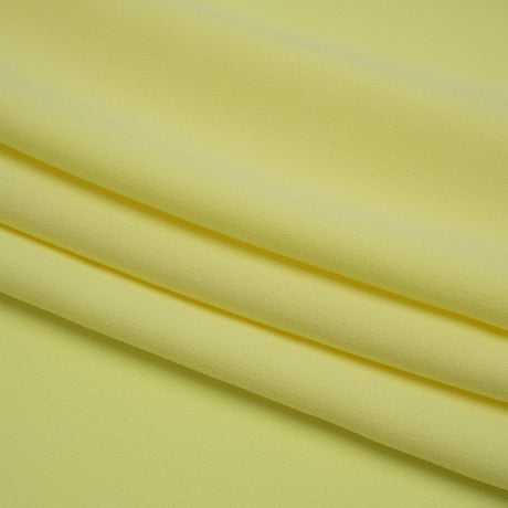Stretch Polyester Crepe by Alex Perry - Lemon Yellow - Designer Deadstock