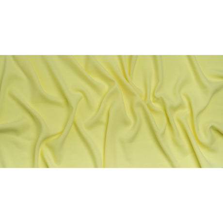 Stretch Polyester Crepe by Alex Perry - Lemon Yellow - Designer Deadstock