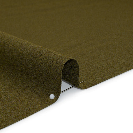 Stretch Polyester Crepe by Alex Perry - Khaki Green - Designer Deadstock