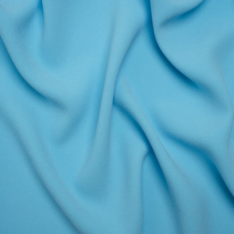 Stretch Polyester Crepe by Alex Perry - Sky Blue - Designer Deadstock