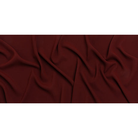 Stretch Polyester Crepe by Alex Perry - Bordeaux - Designer Deadstock