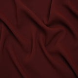 Stretch Polyester Crepe by Alex Perry - Bordeaux - Designer Deadstock