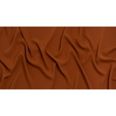 Stretch Polyester Crepe by Alex Perry - Bronze - Designer Deadstock