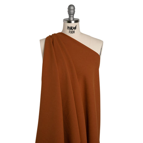 Stretch Polyester Crepe by Alex Perry - Bronze - Designer Deadstock