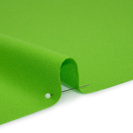 Stretch Polyester Crepe by Alex Perry - Apple Green - Designer Deadstock