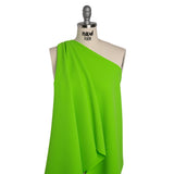 Stretch Polyester Crepe by Alex Perry - Apple Green - Designer Deadstock