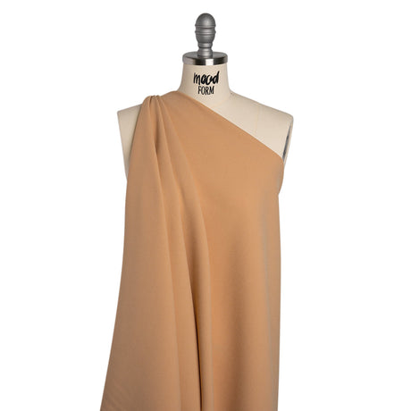 Stretch Polyester Crepe by Alex Perry - Beige - Designer Deadstock