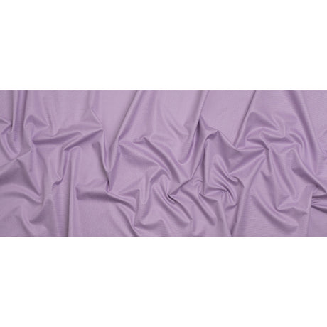 Cotton Twill Shirting - Lavender and White Little Checks - Deadstock