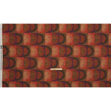 Polyester Crepe-Back Satin - Red, Brown and Purple Half Circle Blocks - Mood Exclusive Adobe Abode Print