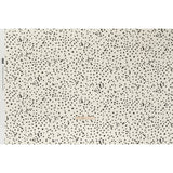 Viscose Crepe - Cream and Black Shadowed Spots - Mood Exclusive Peppered Paws Print