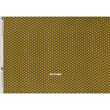 Viscose Crepe - Avocado, Olive Green and Golden Yellow Dots and Dashes - Mood Exclusive Morse Mosaic Print