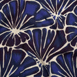 Viscose Crepe - Blue, Purple and Cream Floral Blocks - Mood Exclusive Pixel Petals Print