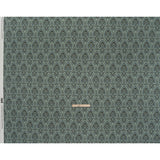 Viscose Crepe - Aqua, Blue and Black Anthemion Paisley - Mood Exclusive Gilded Garland Print