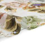 Rayon Challis - White, Soft Green and Muted Pink Floral - Mood Exclusive Rosewood Reverie Print