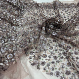 Beaded Sequined Lace Fabric 54" Wide