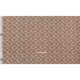 Cotton Crepe - White, Red and Sky Blue Paisley - Mood Exclusive Scroll Spectrum Print