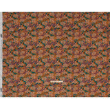 Cotton Crepe - Orange, Rose and Teal Popping Flowers - Mood Exclusive Poppy Parade Print