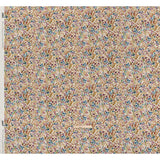 Cotton Crepe - Cream and Rainbow Painted Flowers - Mood Exclusive Prismatic Petals Print