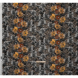 Cotton Crepe - Gray, Yellow and Red Florals - Mood Exclusive Fated Florals Print