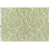Slubbed Gauzy Cotton Woven - Green and White Leaves - Mood Exclusive Spring Sonnet Print