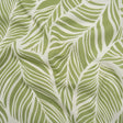 Slubbed Gauzy Cotton Woven - Green and White Leaves - Mood Exclusive Spring Sonnet Print
