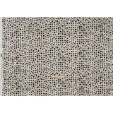 Crinkled Cotton Gauzy Woven - Black and White Painted Circles - Mood Exclusive The Space Between Print