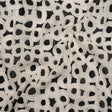 Crinkled Cotton Gauzy Woven - Black and White Painted Circles - Mood Exclusive The Space Between Print