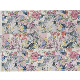 Crinkled Cotton Gauzy Woven - Mauve, Lilac and Muted Green Floral Patchwork - Mood Exclusive Whispering Wind Print