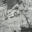Crinkled Cotton Gauzy Woven - Grayscale Vacation Photos Patchwork - Mood Exclusive Memory Montage Print
