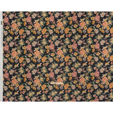Cotton Voile - Black, Pink and Yellow Floral - Mood Exclusive Nocturne Garden Print