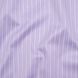 Cotton Twill Shirting Made in Italy - Lavender, White and Navy Stripes - Deadstock