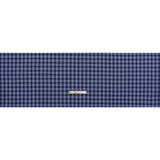 Cotton Shirting - Blue, White and Red Plaid - Deadstock