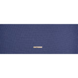 Cotton Shirting - Cobalt Blue and White Little Windowpane Checks - Deadstock